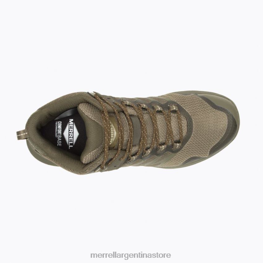 hombres zapatos aceituna NL2ZZ383 Merrell bota táctica impermeable nova 3 mid (j005053)