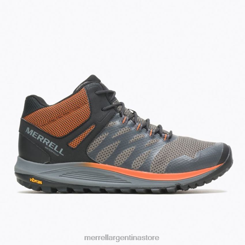 hombres zapatos carbón NL2ZZ207 Merrell nova 2 mid impermeable (j500227)
