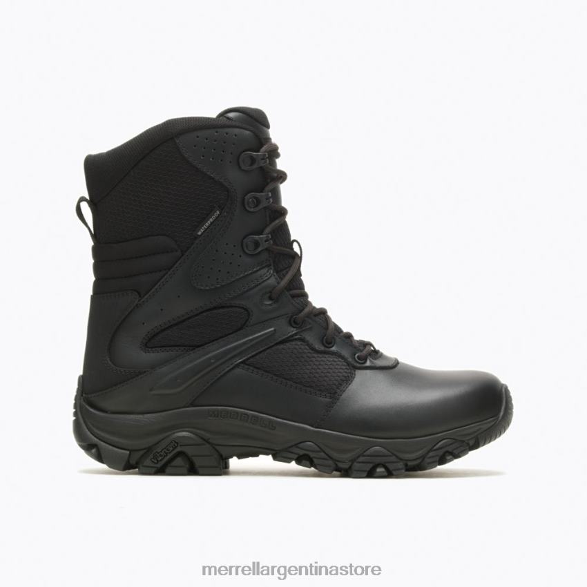 hombres zapatos negro NL2ZZ769 Merrell moab 3 bota impermeable con cremallera de respuesta táctica de 8'' ancho ancho (j003913w)