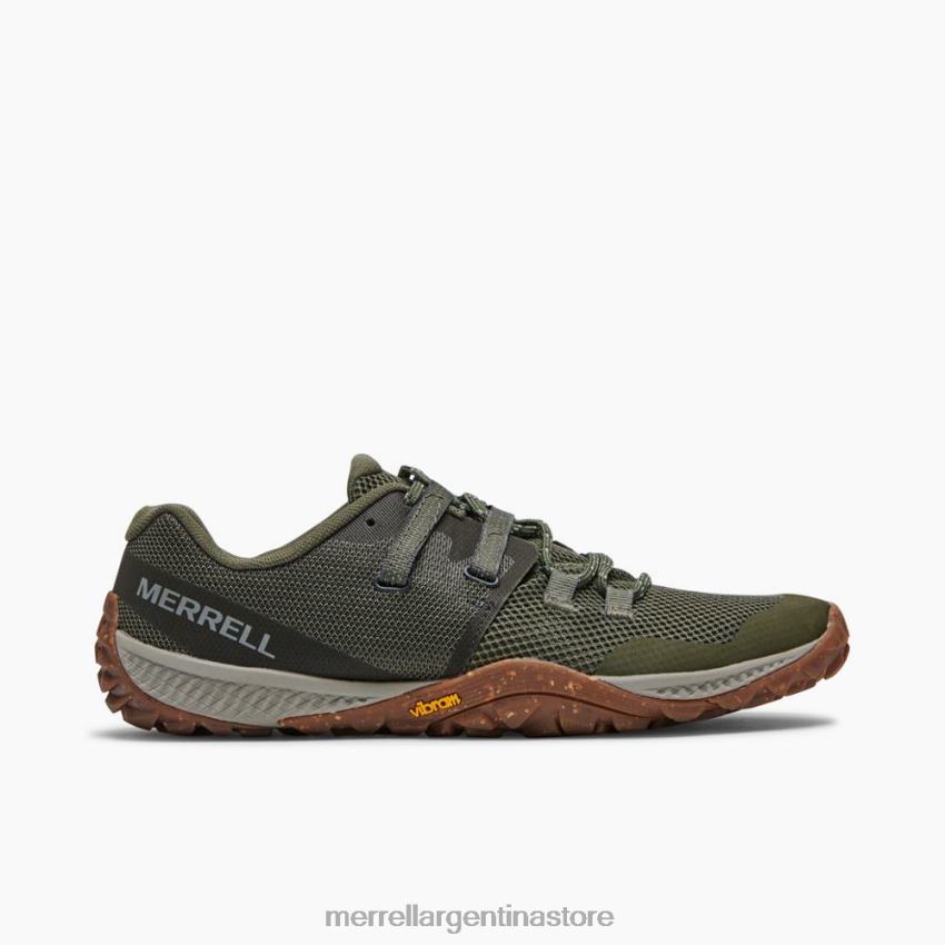 hombres zapatos liquen NL2ZZ411 Merrell guante de trail 6 (j135381)
