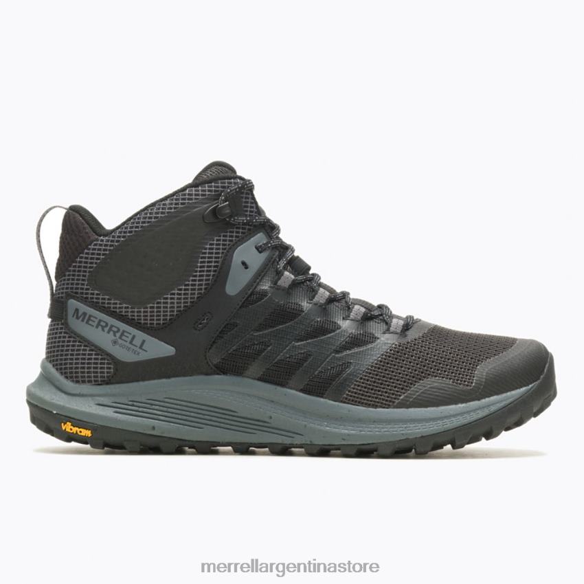 hombres zapatos negro NL2ZZ41 Merrell nova 3 mid gore-tex (j067613)