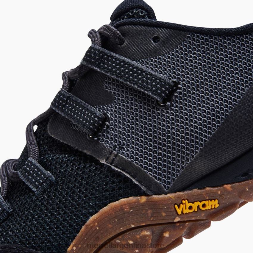 hombres zapatos negro/goma NL2ZZ410 Merrell guante de trail 6 (j135379)
