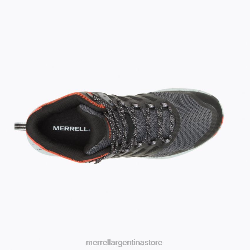 hombres zapatos negro/mandarina NL2ZZ42 Merrell nova 3 mid gore-tex (j067615)