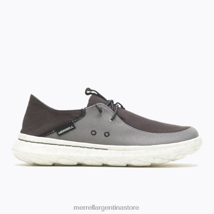 hombres zapatos negro/carbón NL2ZZ773 Merrell cabaña moc 2 lona (j004891)