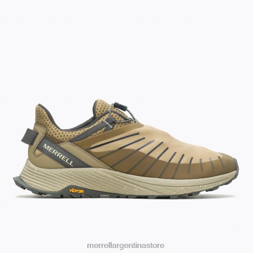 hombres zapatos coyote NL2ZZ48 Merrell zapatillas de deporte con escudo de encaje de embarcación (j004785)