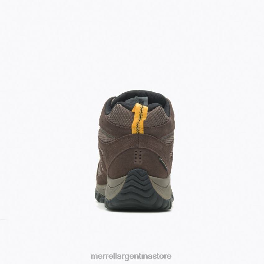 hombres zapatos Café exprés NL2ZZ604 Merrell Oakcreek mid impermeable ancho ancho (j036401w)