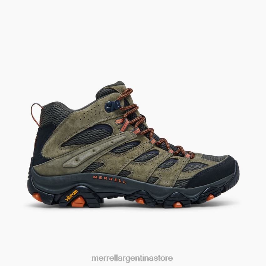 hombres zapatos aceituna NL2ZZ134 Merrell moab 3 mediados (j035867)