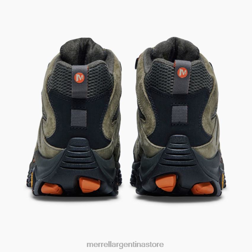 hombres zapatos aceituna NL2ZZ134 Merrell moab 3 mediados (j035867)