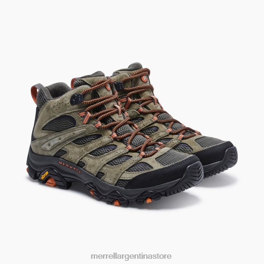 hombres zapatos aceituna NL2ZZ134 Merrell moab 3 mediados (j035867)