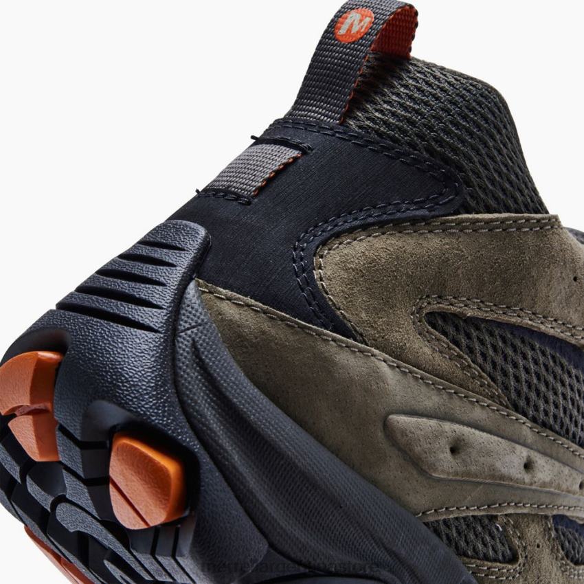 hombres zapatos aceituna NL2ZZ134 Merrell moab 3 mediados (j035867)