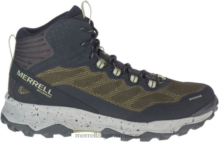 hombres zapatos aceituna NL2ZZ780 Merrell speed strike mid impermeable (j066879)