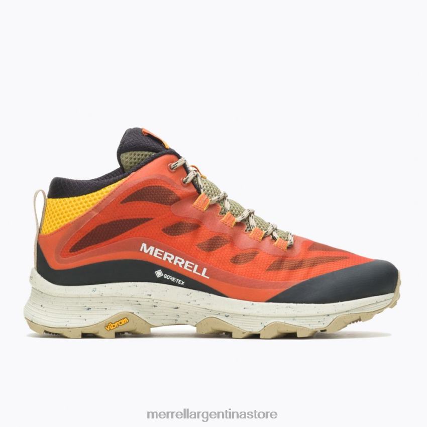 hombres zapatos arcilla NL2ZZ188 Merrell moab velocidad medio gore-tex (j067229)