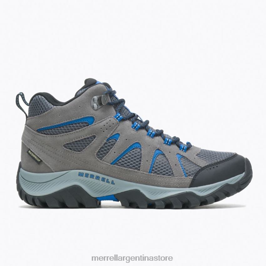 hombres zapatos carbón NL2ZZ614 Merrell Oakcreek medio impermeable (j035923)