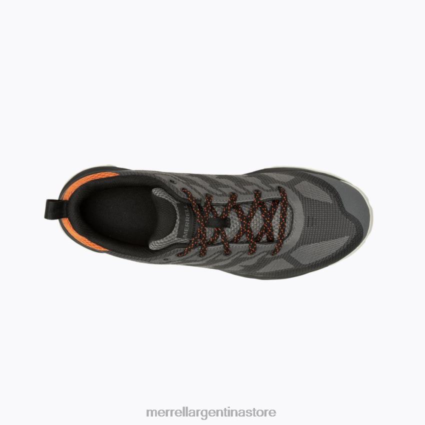 hombres zapatos carboncillo/mandarina NL2ZZ28 Merrell velocidad eco (j036987)