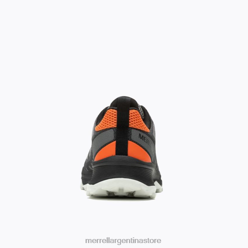 hombres zapatos carboncillo/mandarina NL2ZZ28 Merrell velocidad eco (j036987)
