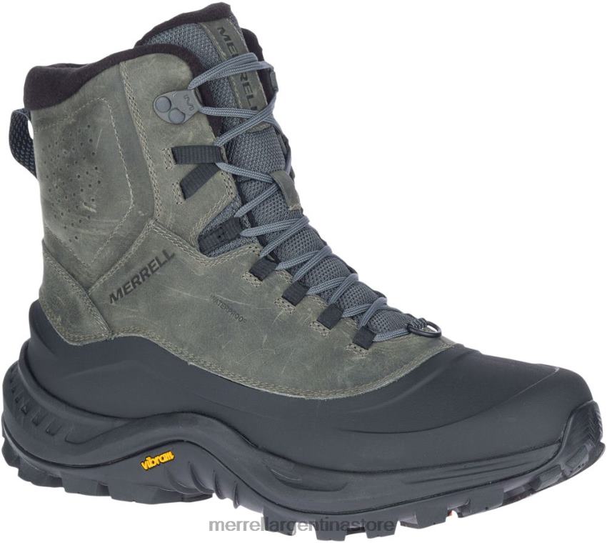 hombres zapatos gris NL2ZZ707 Merrell Thermo pasar por alto 2 mid impermeable (j035289)