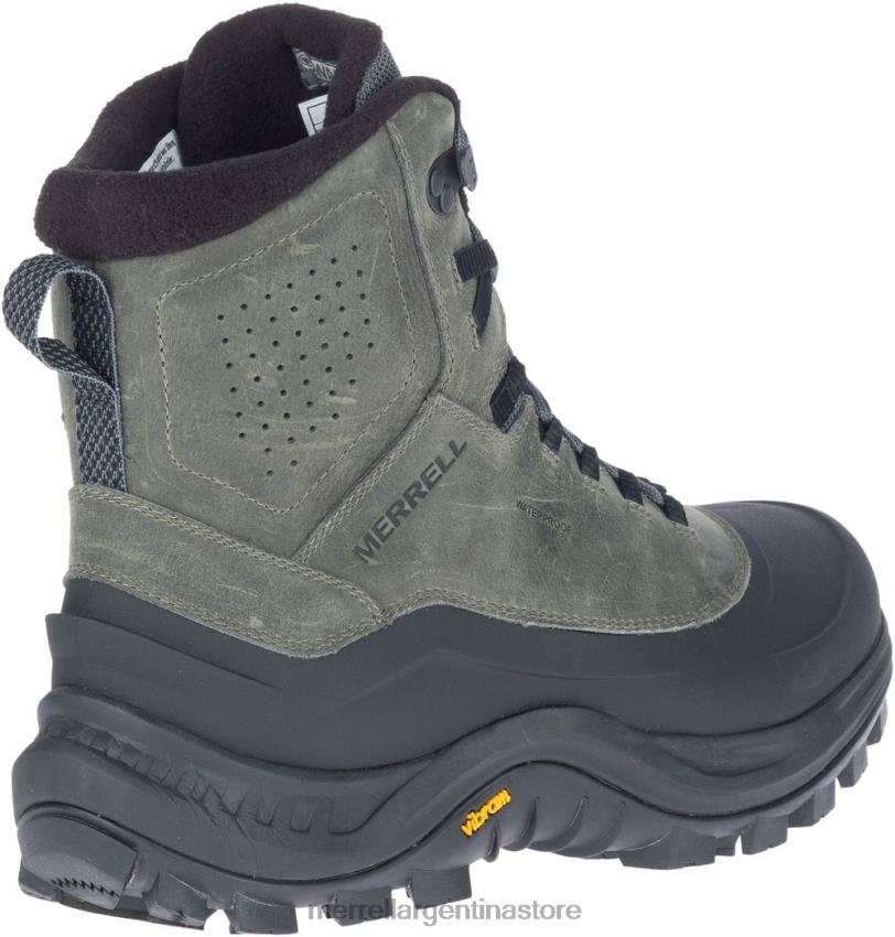hombres zapatos gris NL2ZZ707 Merrell Thermo pasar por alto 2 mid impermeable (j035289)