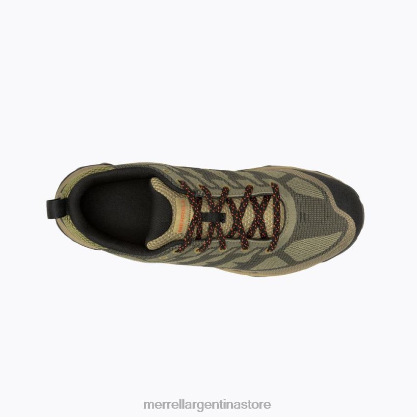 hombres zapatos hierba/coyote NL2ZZ29 Merrell velocidad eco (j036995)
