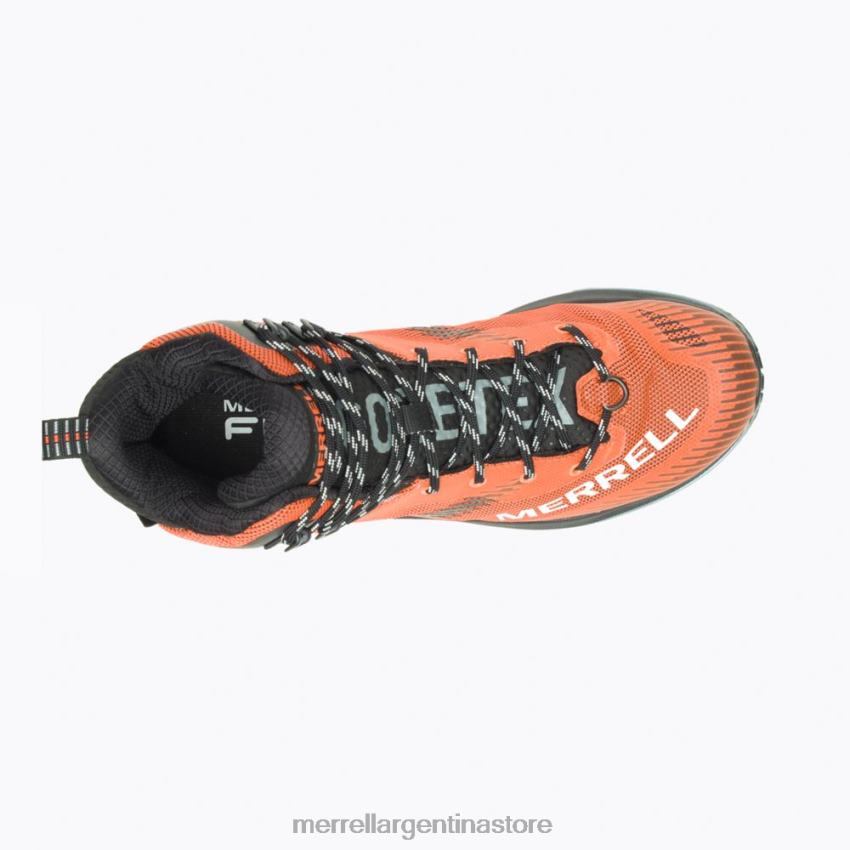 hombres zapatos naranja NL2ZZ35 Merrell pícaro excursionista mid gore-tex (j037147)