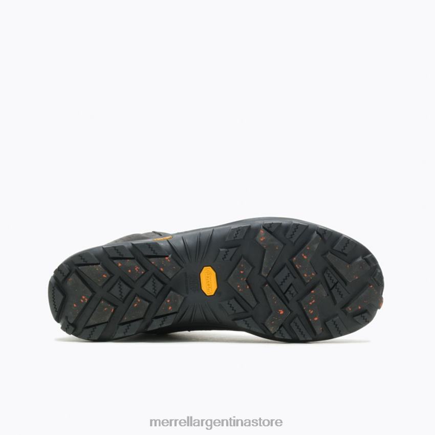 hombres zapatos negro NL2ZZ706 Merrell Thermo pasar por alto 2 mid impermeable (j035287)