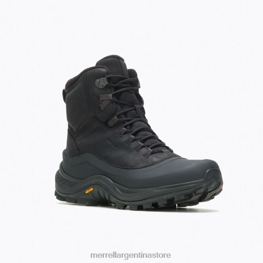 hombres zapatos negro NL2ZZ706 Merrell Thermo pasar por alto 2 mid impermeable (j035287)
