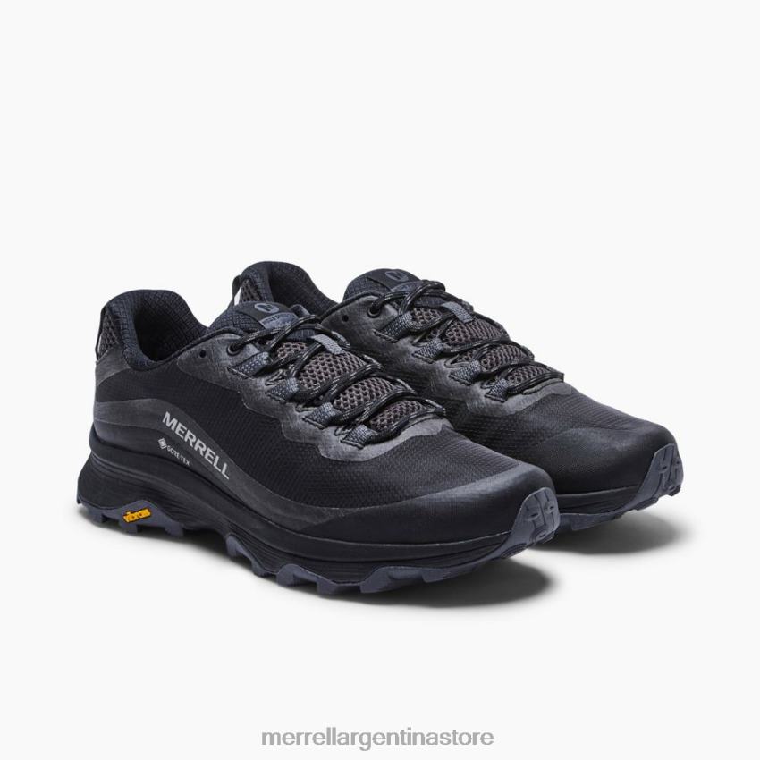 hombres zapatos negro/asfalto NL2ZZ23 Merrell velocidad moab gore-tex (j067083)