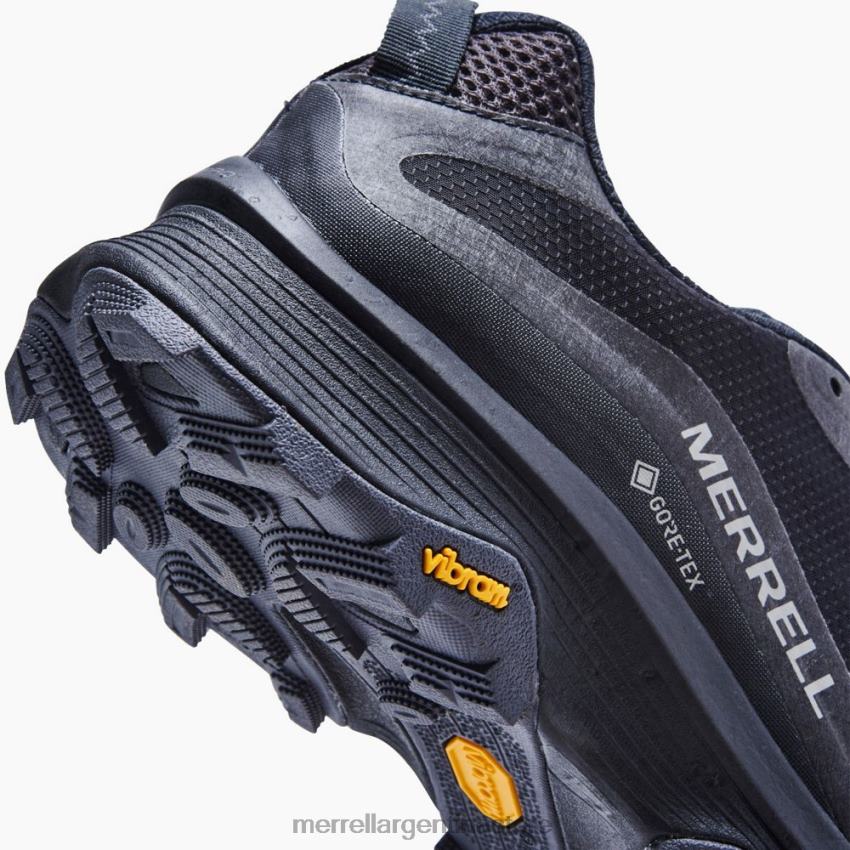 hombres zapatos negro/asfalto NL2ZZ23 Merrell velocidad moab gore-tex (j067083)