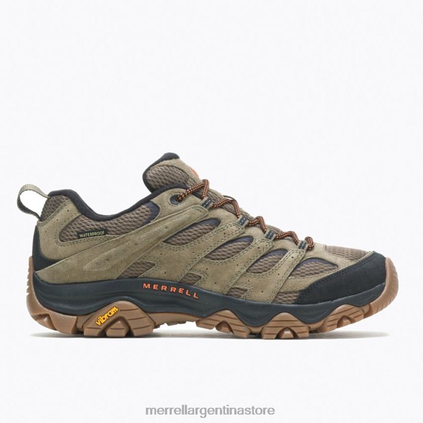 hombres zapatos oliva/chicle NL2ZZ76 Merrell moab 3 impermeable (j036553)