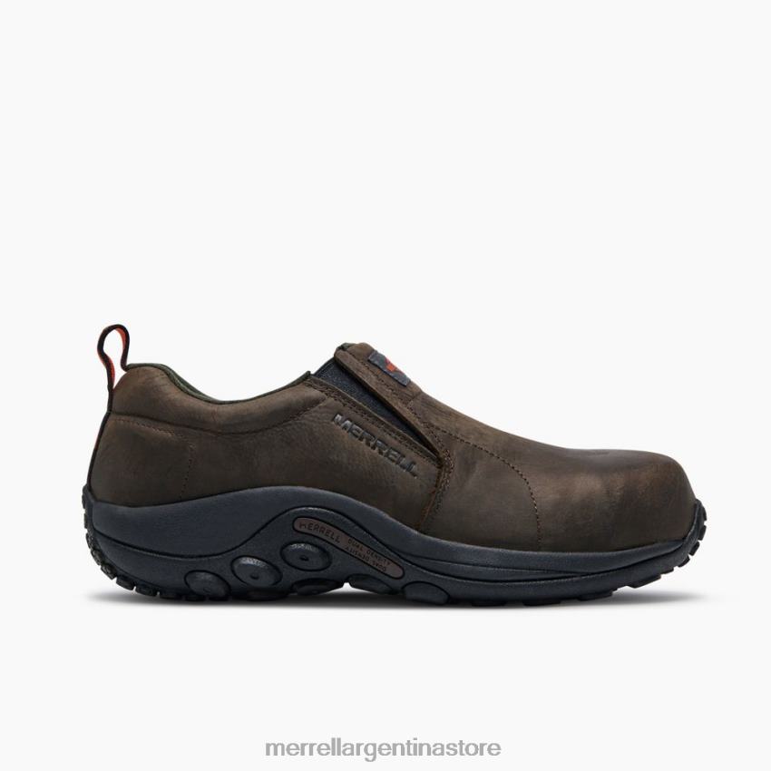 hombres zapatos Café exprés NL2ZZ346 Merrell zapatos de trabajo con punta de comp de cuero moc jungle (j099319)