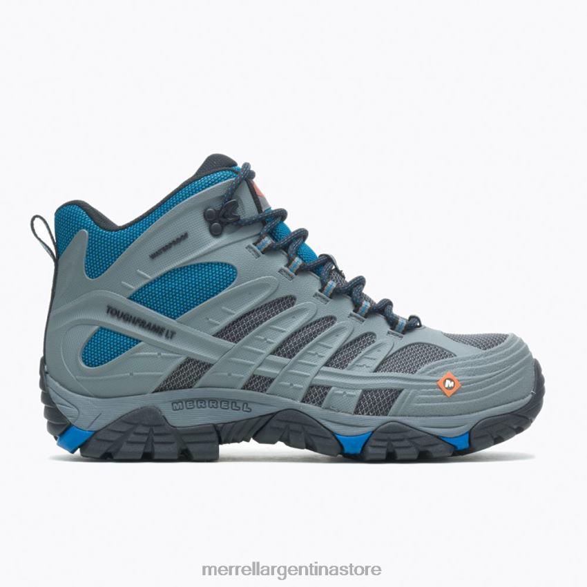 hombres zapatos Castillo de roca NL2ZZ343 Merrell moab speed mid fibra de carbono resistente al agua ancho ancho (j099431w)