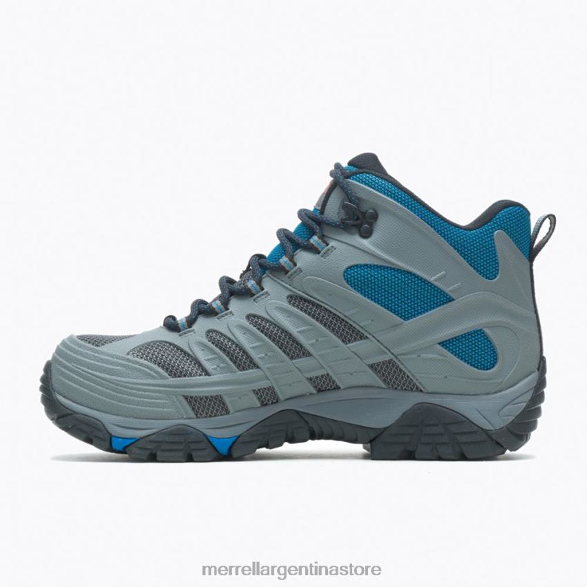 hombres zapatos Castillo de roca NL2ZZ343 Merrell moab speed mid fibra de carbono resistente al agua ancho ancho (j099431w)