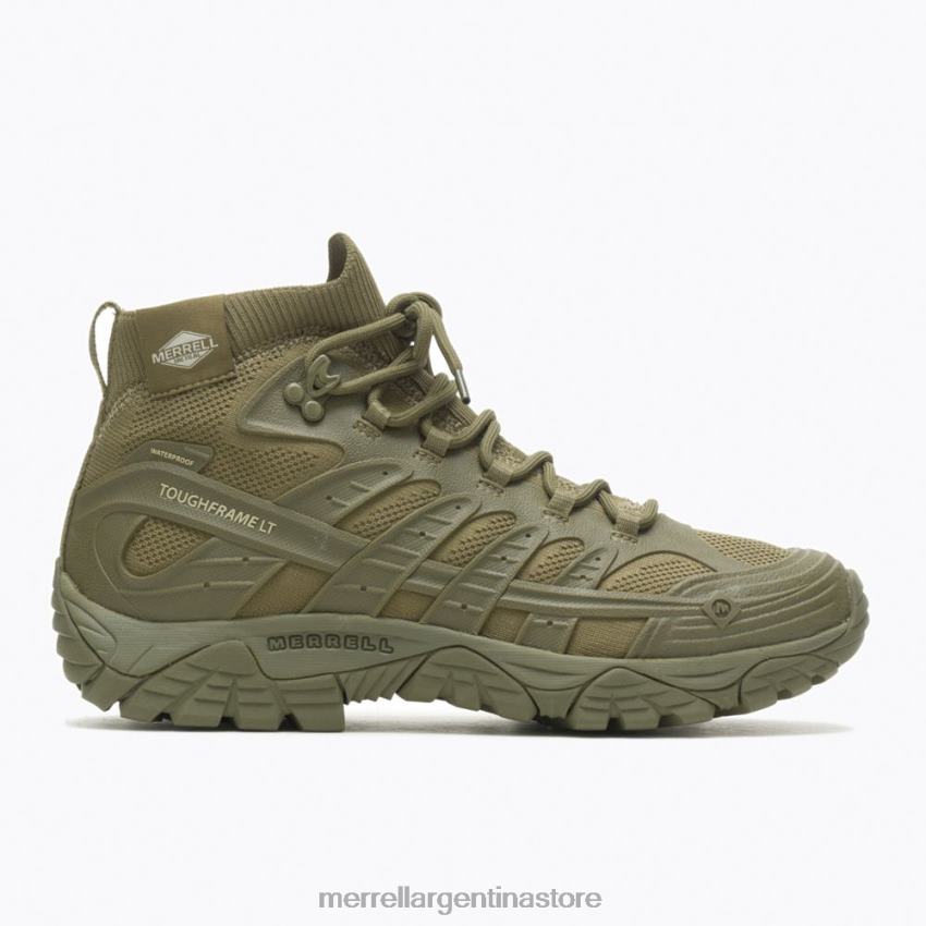 hombres zapatos aceituna NL2ZZ348 Merrell Moab Velocity Tactical Mid impermeable (j099425)