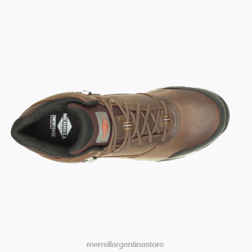 hombres zapatos caramelo NL2ZZ494 Merrell moab adventure mid fibra de carbono impermeable ancho ancho (j004633w)