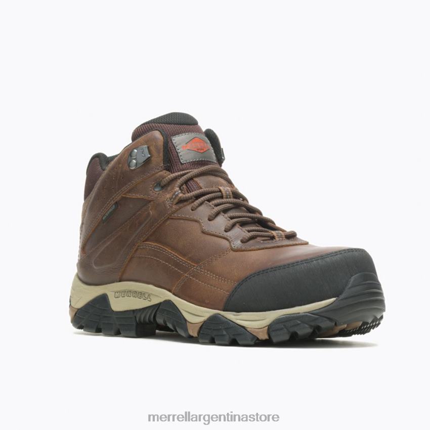 hombres zapatos caramelo NL2ZZ494 Merrell moab adventure mid fibra de carbono impermeable ancho ancho (j004633w)