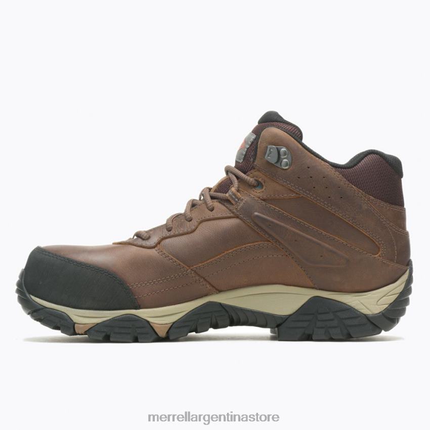 hombres zapatos caramelo NL2ZZ494 Merrell moab adventure mid fibra de carbono impermeable ancho ancho (j004633w)