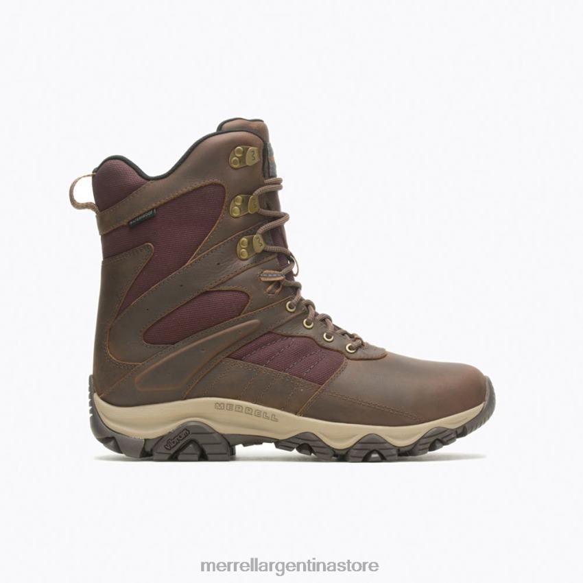 hombres zapatos caramelo NL2ZZ658 Merrell moab 2 madera 8'' termo impermeable (j004645)