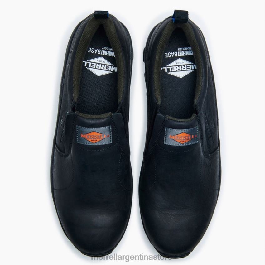 hombres zapatos negro NL2ZZ453 Merrell zapatos de trabajo jungle moc cuero comp toe sd+ ancho ancho (j099379w)