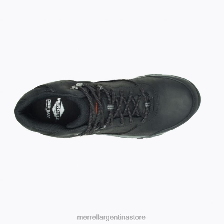 hombres zapatos negro NL2ZZ495 Merrell moab adventure mid fibra de carbono impermeable ancho ancho (j004631w)