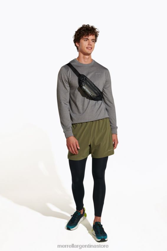 hombres ropa aceituna polvorienta NL2ZZ406 Merrell pantalón corto de trail running (jmf26581-326)