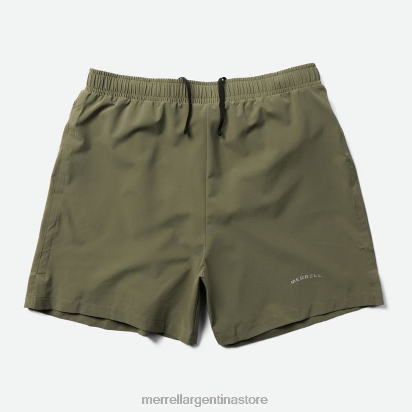 hombres ropa aceituna polvorienta NL2ZZ406 Merrell pantalón corto de trail running (jmf26581-326)