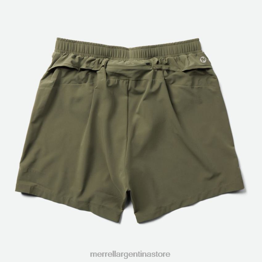 hombres ropa aceituna polvorienta NL2ZZ406 Merrell pantalón corto de trail running (jmf26581-326)