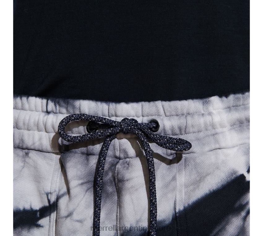 hombres ropa teñido anudado negro NL2ZZ762 Merrell explorador corto (jms26400-018)