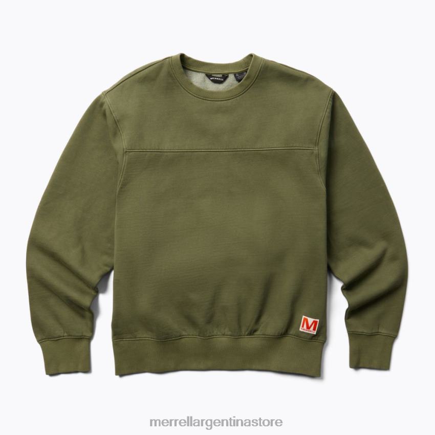 hombres ropa aceituna polvorienta NL2ZZ329 Merrell tripulación exploradora (jmf26834-326)