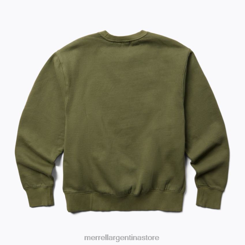 hombres ropa aceituna polvorienta NL2ZZ329 Merrell tripulación exploradora (jmf26834-326)