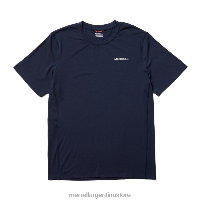 hombres ropa Armada NL2ZZ391 Merrell camiseta de manga corta tencel (jms26065-353)