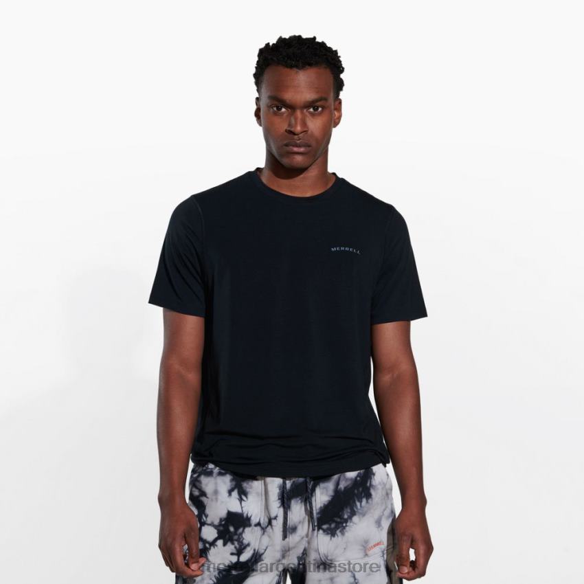 hombres ropa negro NL2ZZ147 Merrell camiseta todos los días con tencel (jms26443-010)