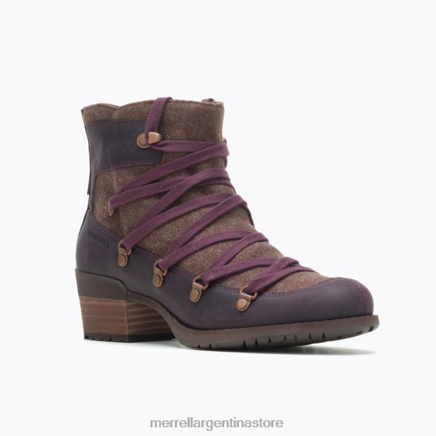mujer zapatos borgoña NL2ZZ1122 Merrell shiloh ii cálido (j004826)