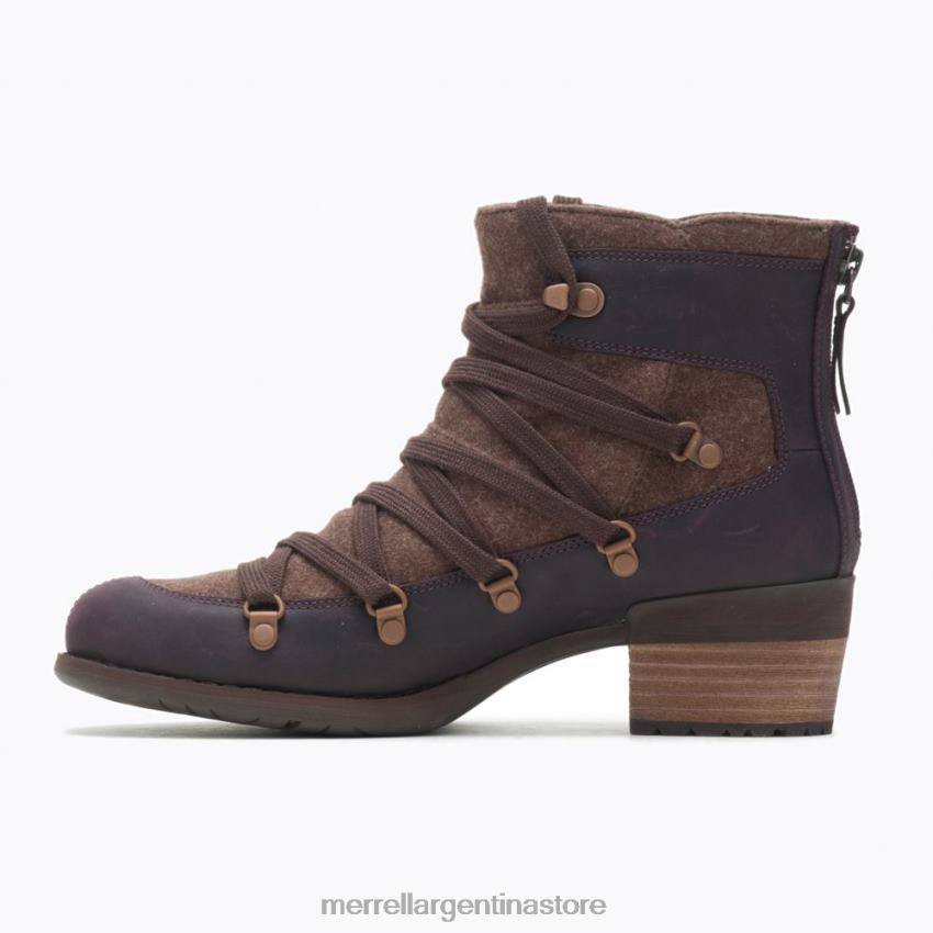 mujer zapatos borgoña NL2ZZ1122 Merrell shiloh ii cálido (j004826)