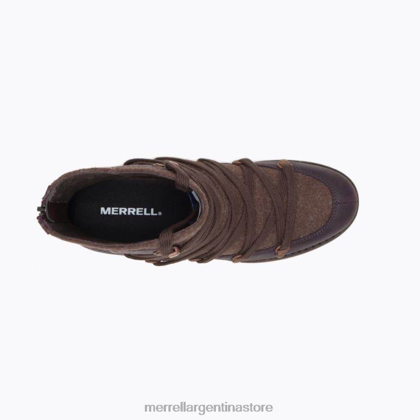 mujer zapatos borgoña NL2ZZ1122 Merrell shiloh ii cálido (j004826)