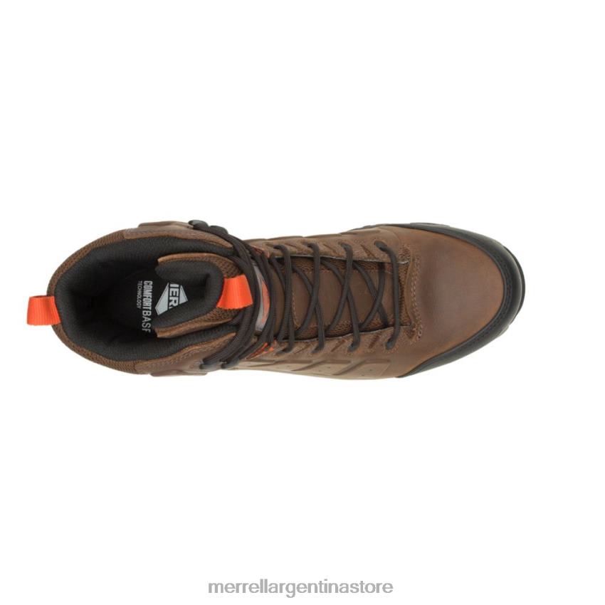 mujer zapatos tierra/naranja NL2ZZ123 Merrell Phasebound 2 mid impermeable cf (j005055)